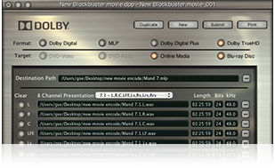 Dolby Laboratories Media Encoder Client