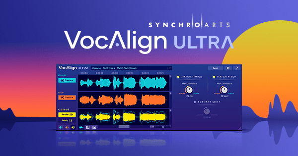 VocAlign Ultra - Synchro Arts - 製品情報 | TACSYSTEM