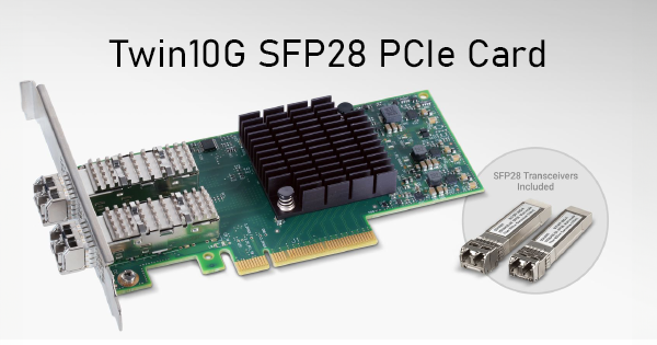 Twin10G SFP28 PCIe Card - Sonnet Technologies - 製品情報 | TACSYSTEM
